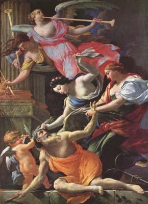 Simon Vouet Saturn,conquered by Amor (mk08) France oil painting art